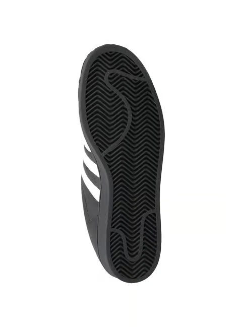 A Originals Men Black & White Superstar Textured Detail Sneakers - BRANDSAT50