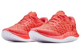 Under Armour Flow Velociti Wind SyntheticTextile Orange Trainers 6 US Shoes - BRANDSAT50