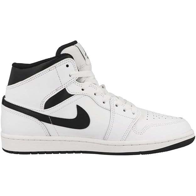 Jordan 1 Mid White/Black-White-Black - BRANDSAT50